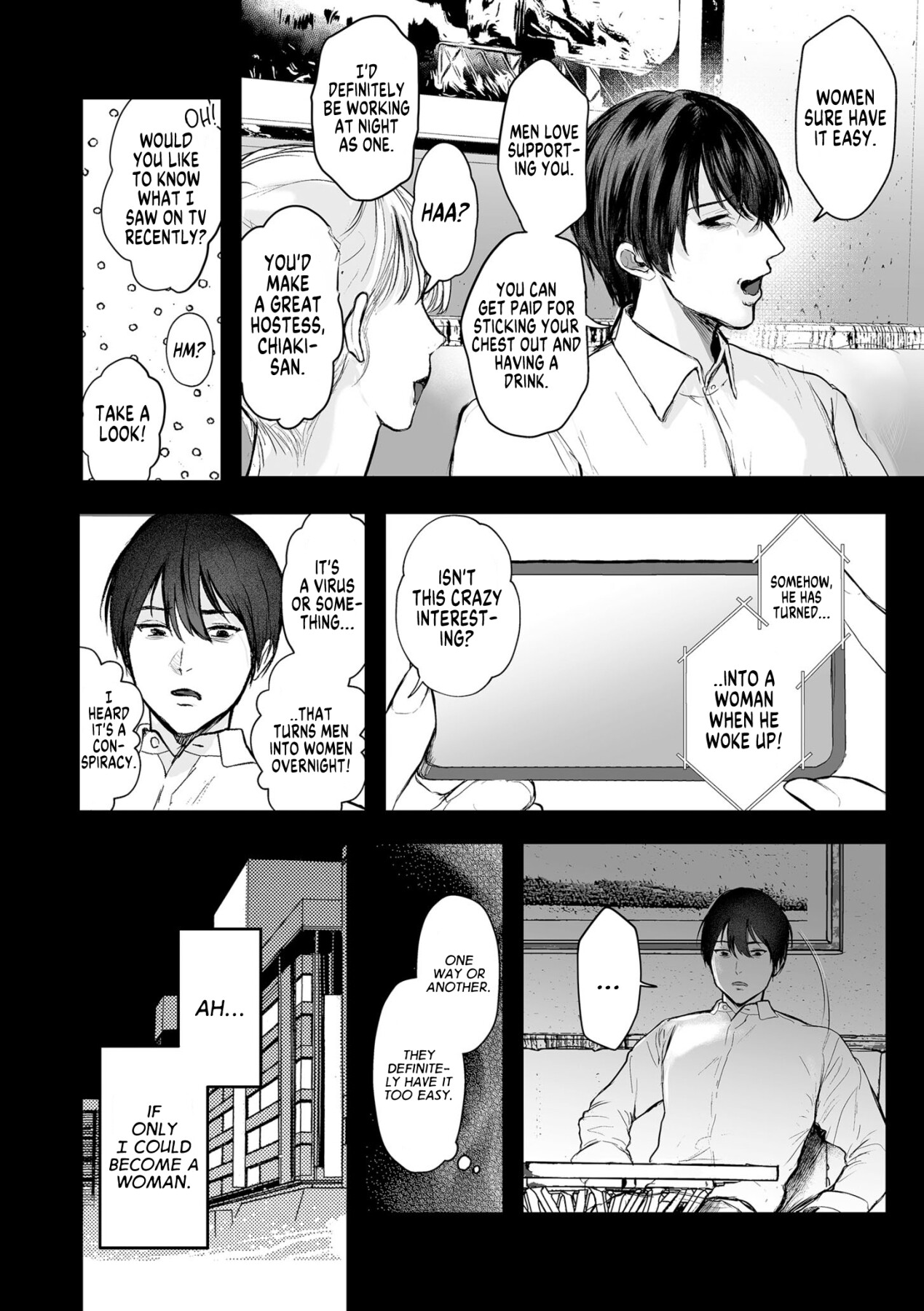 Hentai Manga Comic-How the Gloomy Me Took Charge of my Own Life by Becoming a Hostess-Read-2